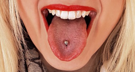 Los piercings orales
